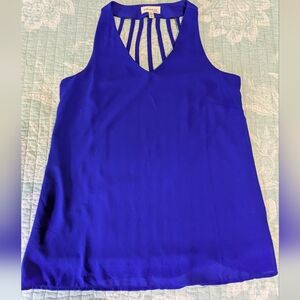Faith & Joy Stunning Royal Blue Sleeveless Blouse. Size S.